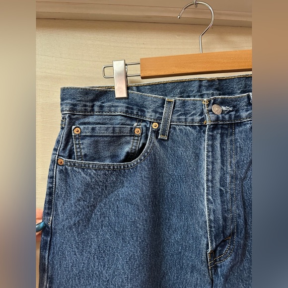 Men’s Levi’s 550 Relaxed Fit Jeans W36 Straight Leg Denim - Picture 2 of 8